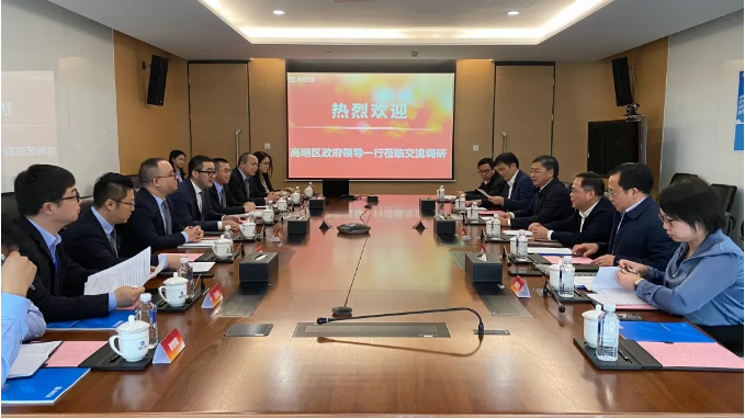 高明戋戋委书记杨永泰一行到PG麻将胡了情形调研